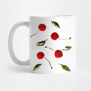 Watercolor cherry Mug
